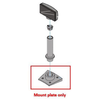NCR TABLE MNT FOR 5976/5977 2x20 DSPL BLK