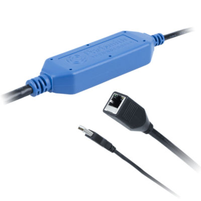 Portsmith PORTSMITH USB-A>100MB EN ADPTR, RUGGED