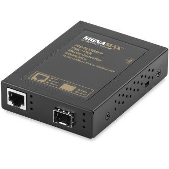Signamax 10/100/1000 to 1000BaseSFP PSEPoE/PoE+ m