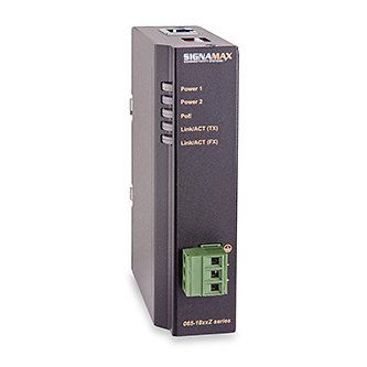 Signamax 10/100BaseT/TX to 100BaseFX 30W PoE+/PSE