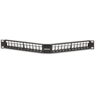 Signamax 24-Port HD Unloaded Angled Multimedia Pa