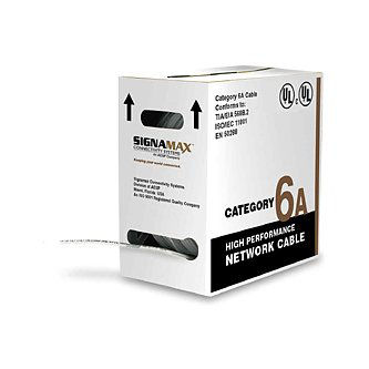 Signamax Cat6A U/UTP 23AWG CMP Blue Color 305M Re