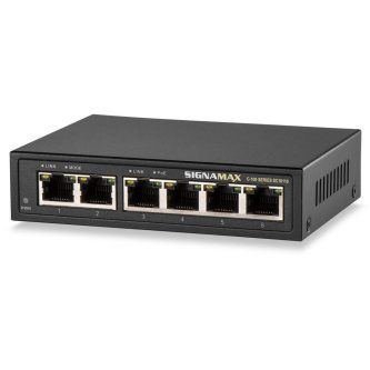 Signamax C-100 4 Port Gigabit PoE+ Switch