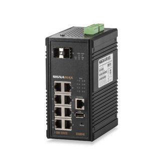 Signamax I-300 8 Port Industrial Gigabit PoE+ Swi