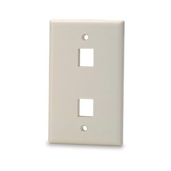 Signamax MOQ 10 2-Port Single Gang Keystone