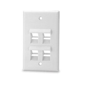 Signamax MOQ 10 4-Port Single-Gang Angled