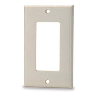 Signamax Single Gang Decora Style Faceplate, Ligh