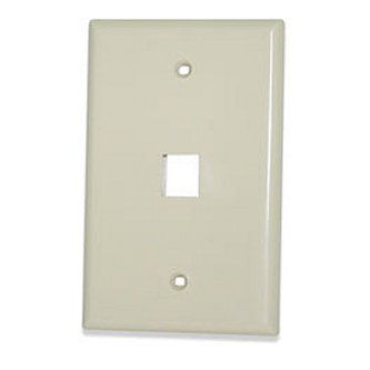 Signamax 10pc 1-port Single-gang Oversized Facepl