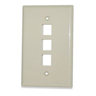 Signamax 3-port Single Gang Oversized,White
