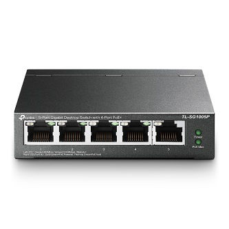 TP-Link Switch,Desktop,GB,4-Port PoE+