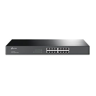 TP-Link Switch,Rack-Mount,16 10/100/1000M RJ45