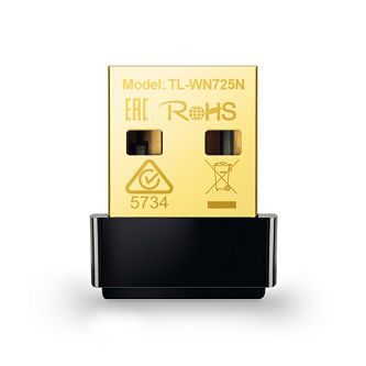 TP-Link Adapter,USB-WiFi,Nano Size,802.11n/g/b
