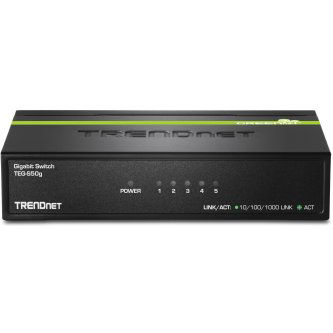 TRENDnet 5-port Gigabit GREENnet Switch (Metal)