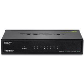 TRENDnet 8-port Gigabit GREENnet Switch /w metal
