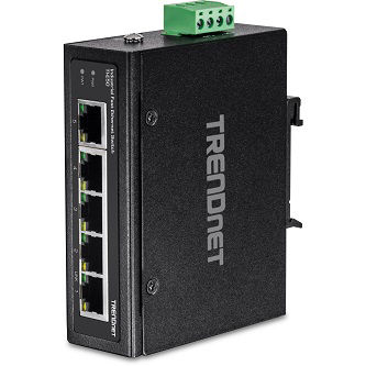 TRENDnet 5-Port Industrial Fast Ethernet DIN-Rail