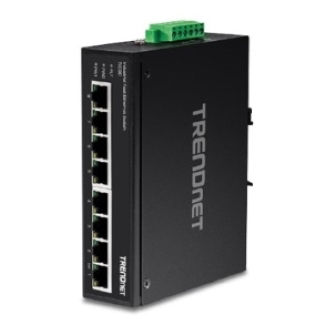 TRENDnet 8-Port Industrial Fast Ethernet DIN-Rail