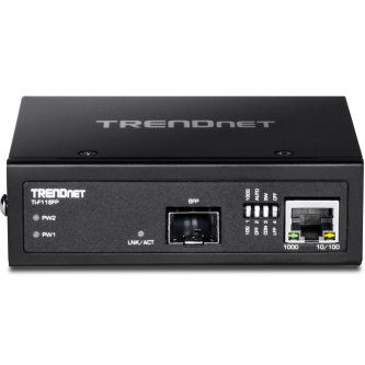 TRENDnet Hardened Industrial 100/1000Base-T to SF