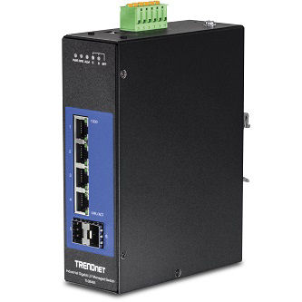 TRENDnet 6-Port Industrial Gigabit L2 Managed DIN