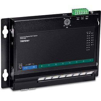 TRENDnet 10-Port Industrial GB PoE+ Wall-Mount