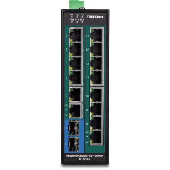 TRENDnet 16-Port Industrial Gigabit PoE