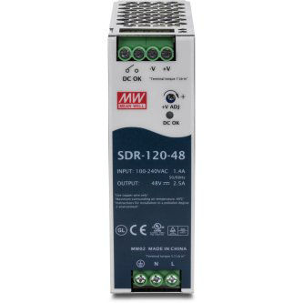 TRENDnet DIN Rail 48V 120W Power Supply for TI-PG