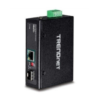 TRENDnet Hardened Industrial SFP to Gigabit UPoE