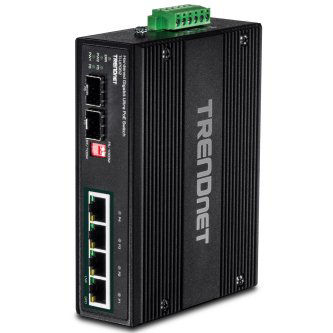 TRENDnet 6-Port Hardened Industrial Gigabit PoE++