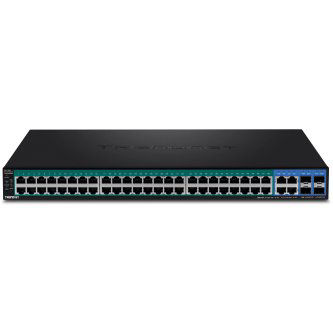 TRENDnet 52-Port Gigabit Web Smart PoE+ Switch (7