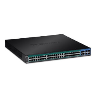 TRENDnet 52-Port Gigabit Web Smart PoE+ Switch