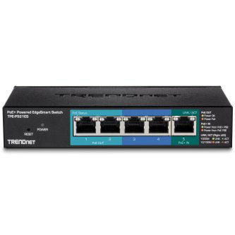 TRENDnet 5-Port Gigabit PoE+ Powered EdgeSmart Sw