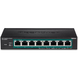 TRENDnet 8-Port Gigabit EdgeSmart PoE+ Switch (61