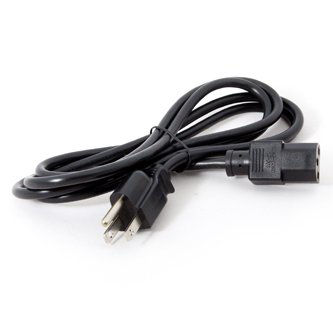 Unitech 3-Pin Power Cord, 72", Straight, Black