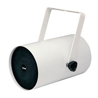 Valcom 1-Watt Track-Style Speaker, White, White