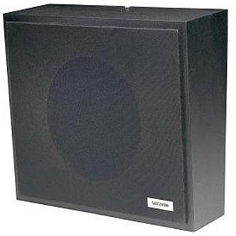 VALCOM Wall Speaker - Black Vinyl w/Blk Grille