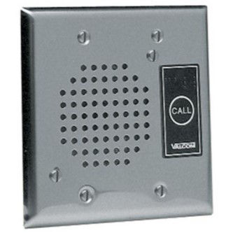 Valcom Doorplate Speaker Flush Stainless Steel