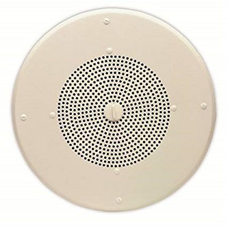 Valcom 8-Inch Ceiling Speaker One-wayDual-input