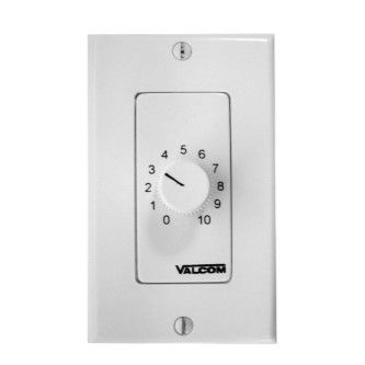 Valcom Wall Mount Volume Control - White