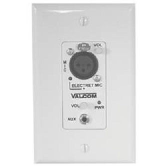 Valcom Remote Input Module, White