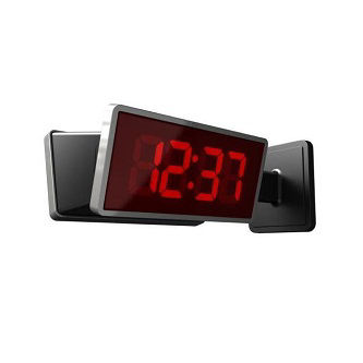 Valcom 24V 2.5" Digital Clock, Black
