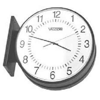 Valcom IP PoE 12 inch Analog Clock Double sided
