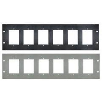 Valcom 3U 6-Gang Volume Control Panel, Black
