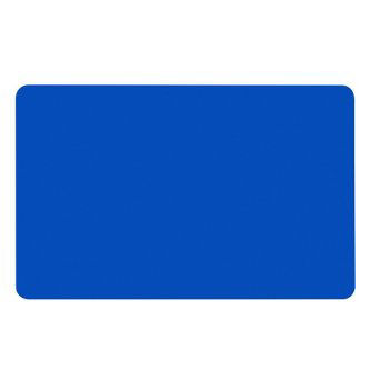 Zebra PVC CARD 30MIL BLUE 500/BOX