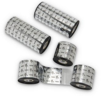 Zebra RIB WAX 1600 156mmx450m BOX18