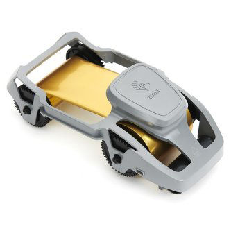 Zebra RIB METALLIC GOLD 1500IMAGES ZC100/ZC300