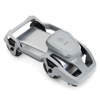 Zebra RIB METALLIC SILVER 1500IMAGES ZC100/300