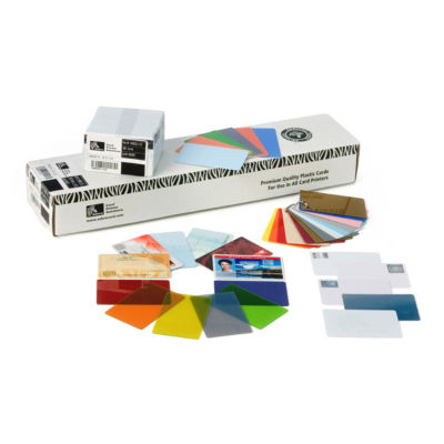 Zebra CARD PVC 10MIL ADH W/ MYLAR BACKING
