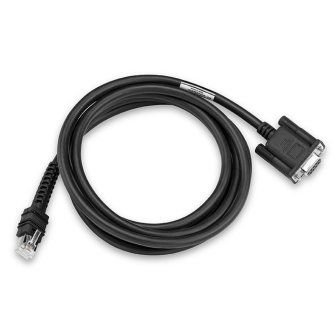 Zebra 7FT RS232 CABLE DB9STR PWR P-9 TXD2 -30C