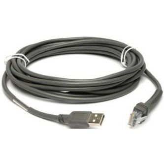 Zebra 15FT SHIELDED USB CABLE STRAIGHT
