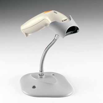 Zebra LS1203-CR WHITE USB KIT w/ STAND