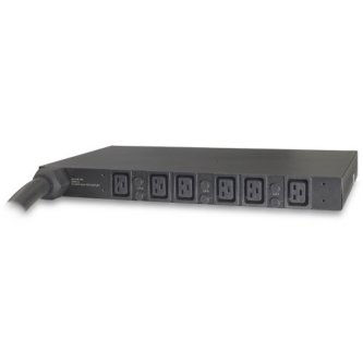 APC/Schneider Electric Rack PDU, Basic, 1U, 14.4kW, 208V, (6) C